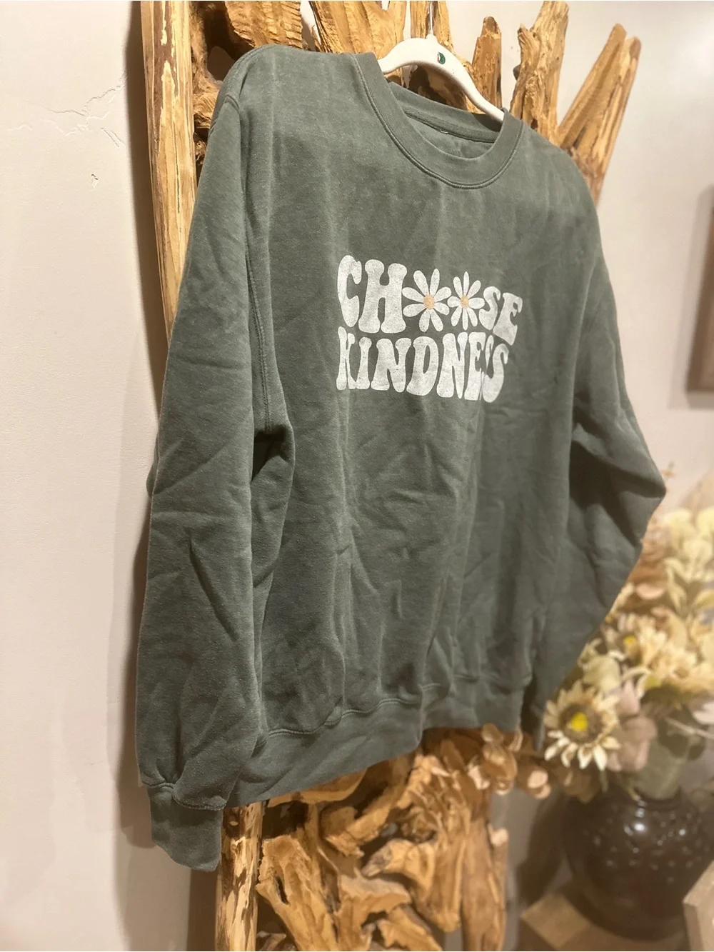 Choose Kindness Women's Crewneck Sweatshirt - Green